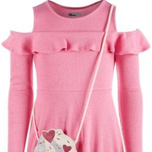 EPIC TREADS  off the shoulder ruffled dress